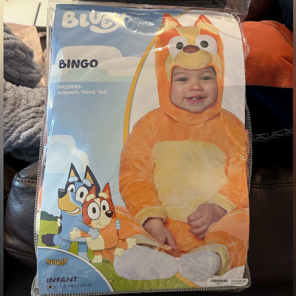 Spirit Orange and Cream Bingo Costume